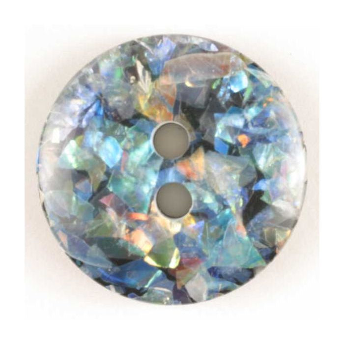 Dill - Multi Glitter Button - 23mm