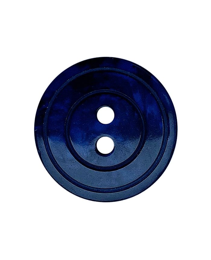 Dill- Shiny Pearl Effect Navy Button - 15mm