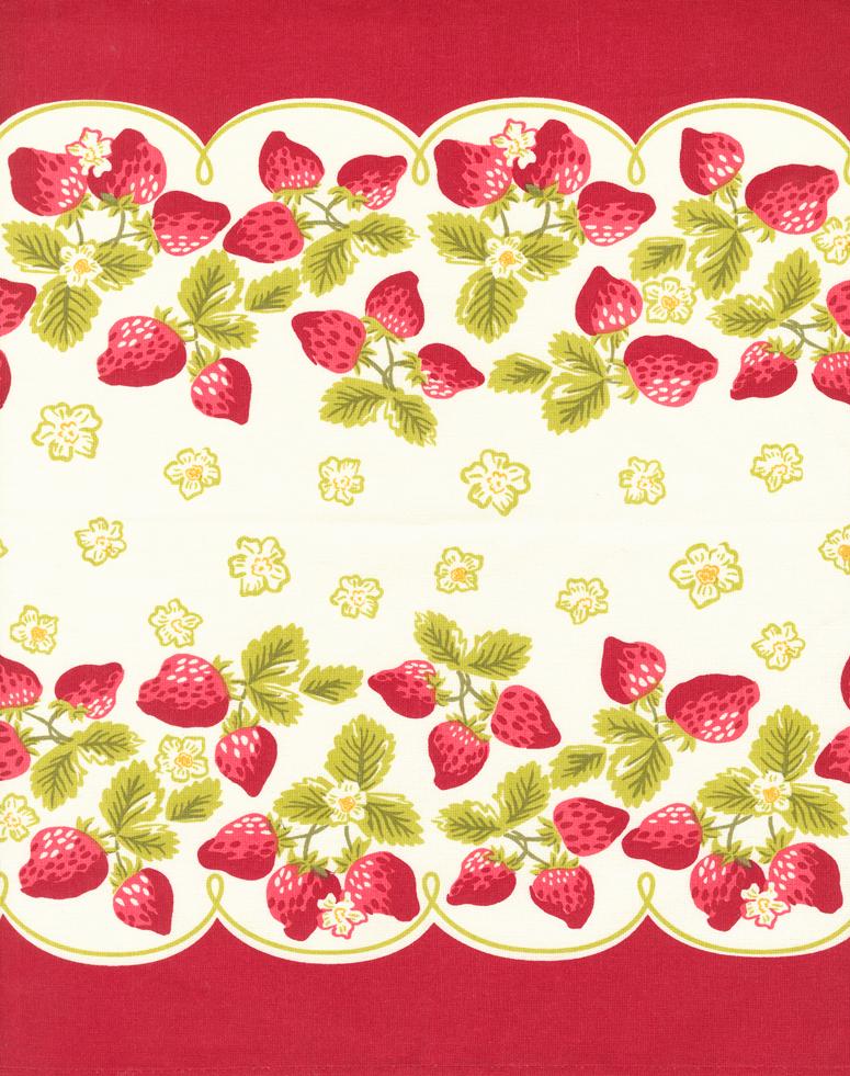 Moda - 16" Cotton Toweling - Classic Retro - Berrylicious