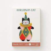 Kiriki Press - Harlequin Cat Felt Doll Kit