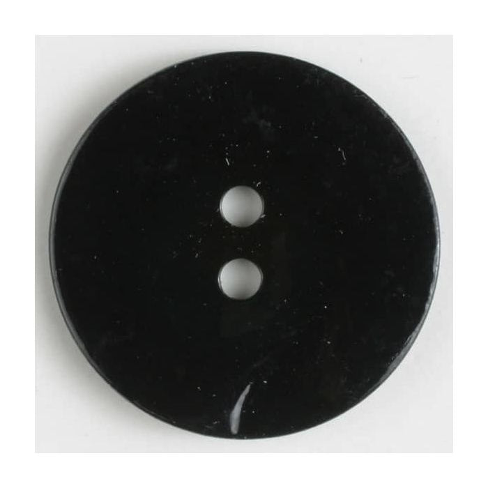 Dill - Black Natural Pearl Button - 13mm