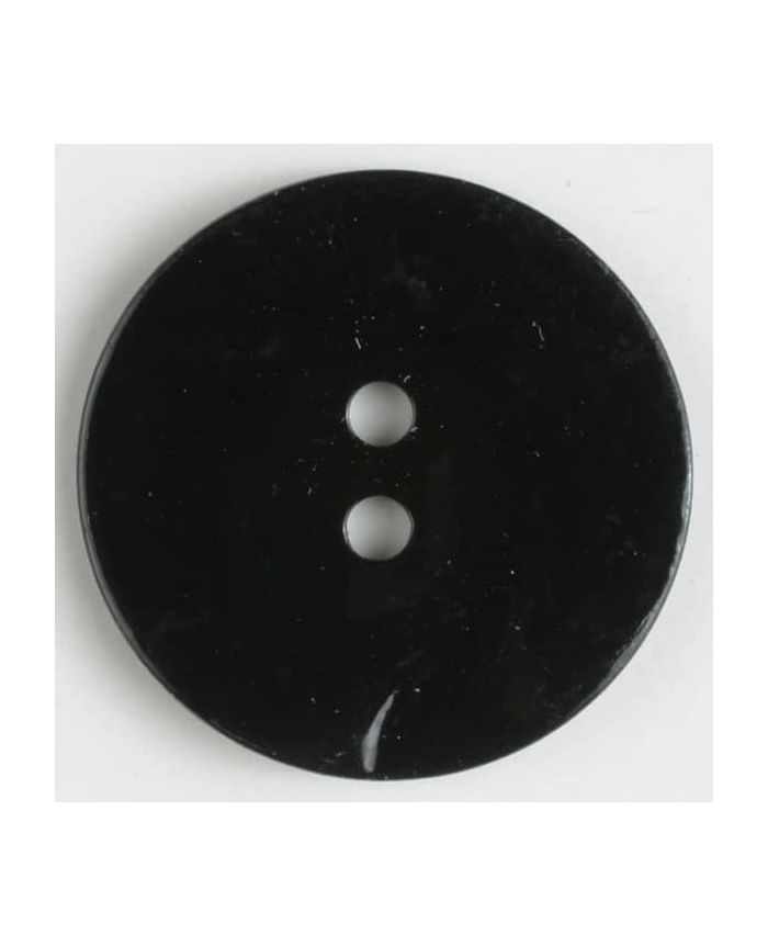 Dill - Black Natural Pearl Button - 13mm