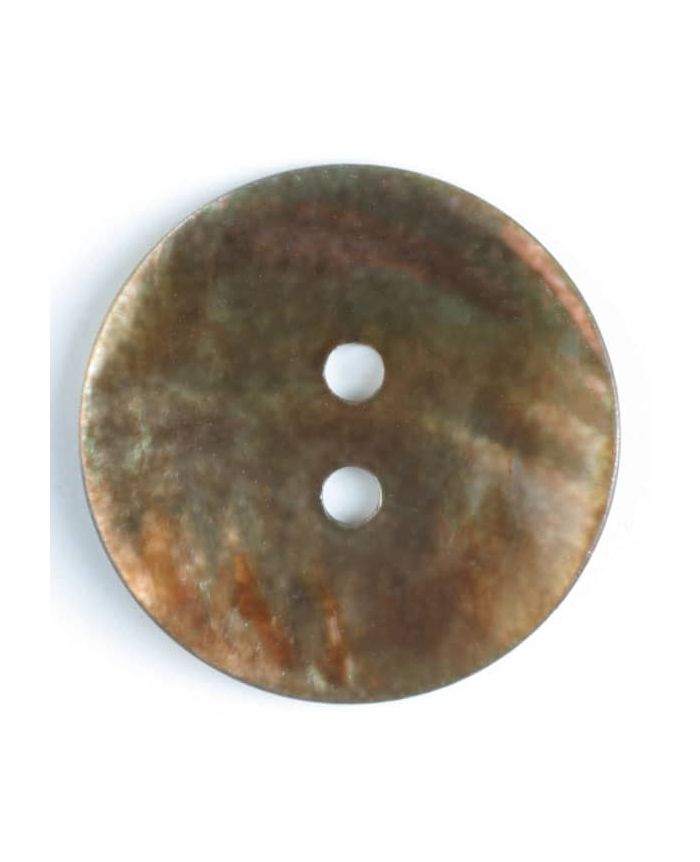 Dill - Brown Natural Pearl Button - 13mm