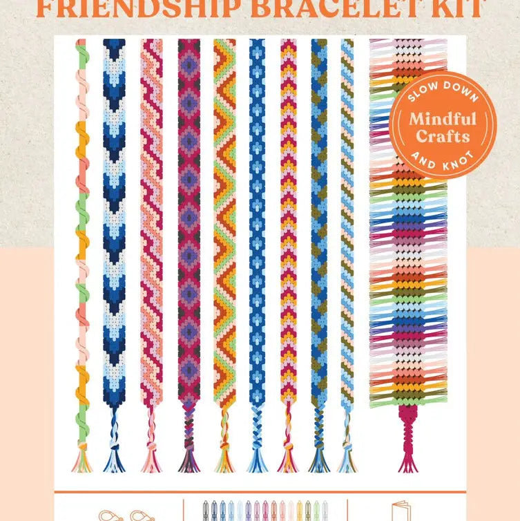 Mindful Crafts: Calm Vibes Friendship Bracelet Kit