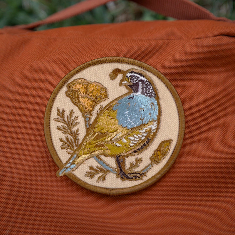 Mustard Beetle - Quail and Poppies Patch