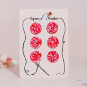 Pigeonwishes - 25mm Button Card - Various Colors