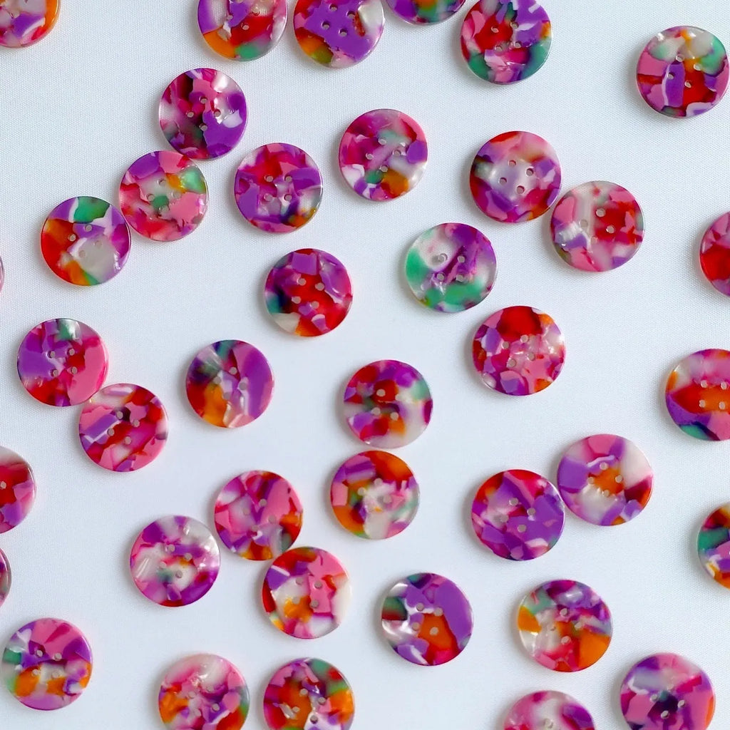 Pigeon Wishes - 15mm Shirting Button Set - Various Colors/Shapes