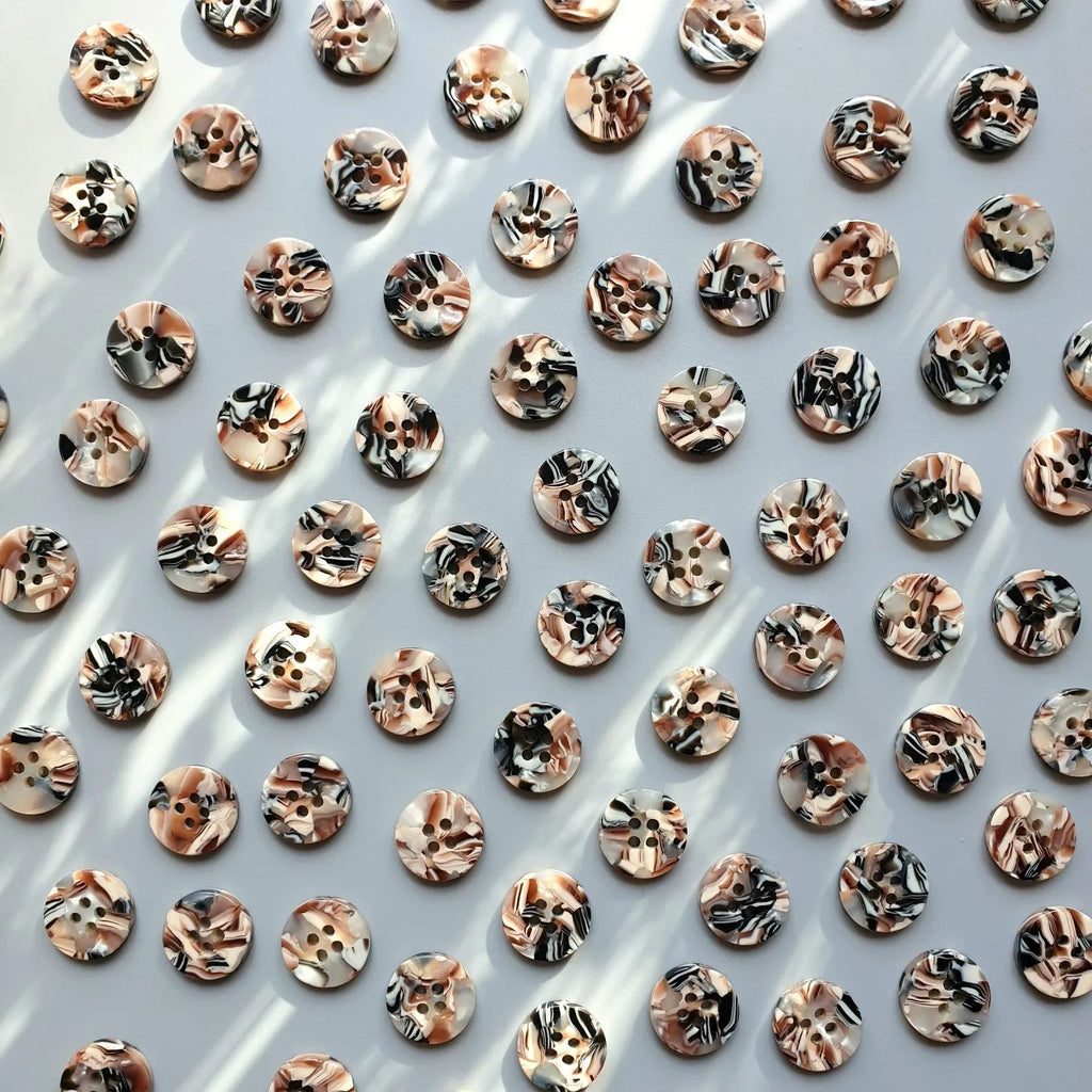 Pigeon Wishes - 15mm Shirting Button Set - Various Colors/Shapes
