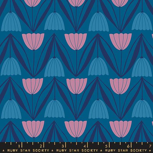 Ruby Star Society - Endpaper - Blue Raspberry