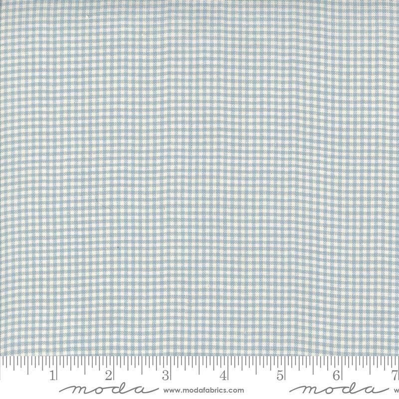 Moda - French General Woven Gingham - Blue Pearl - 1/16" Check