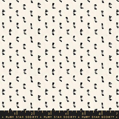 Ruby Star Society - Warp and Weft - Ooh Lucky - Natural Black