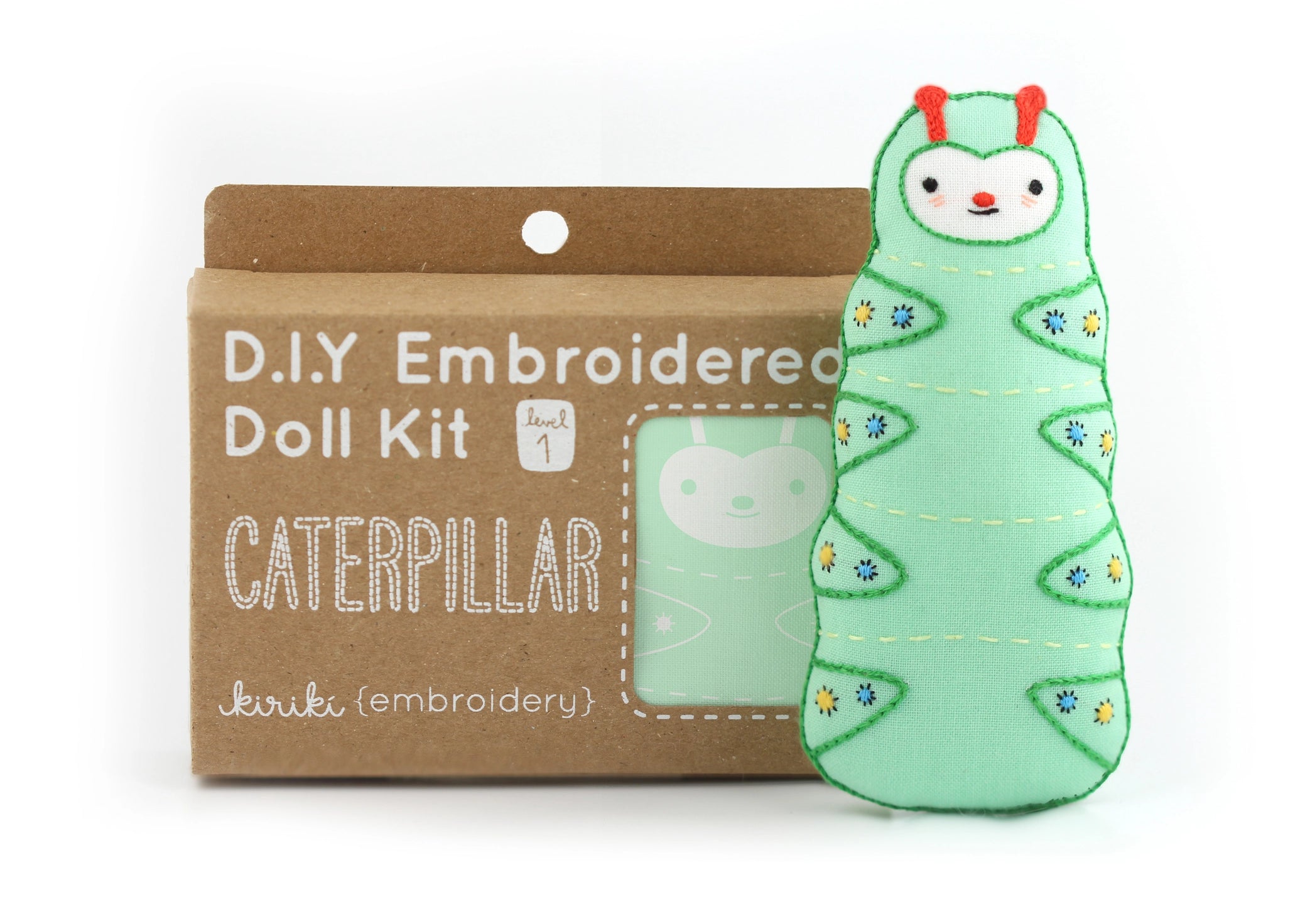 Kiriki Press - Level 1 DIY Embroidered Doll Kit