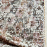Hokkoh - Seersucker Cotton Lawn - Drippy Floral - Gray & Blush