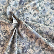 Hokkoh - Seersucker Cotton Lawn - Drippy Floral - Blue