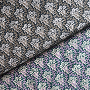 Hokkoh - Cotton Lawn - Bouquet - Black & Brown