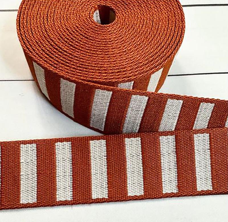 Bold Stripe Webbing - 1 1/2" - Various Colors