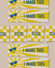 Matchy Matchy Sewing Club - So Cool/I Made This Woven Labels