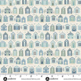 Makower - Driftwood - UK Beach Huts - Light Cream