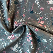 Hokkoh - Cotton Viella - Botanical Floral - Gray
