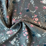 Hokkoh - Cotton Viella - Botanical Floral - Gray