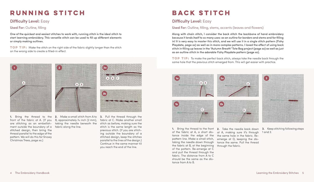 Embroidery Handbook: Essential Stitches For Gorgeous Designs - Dhara Shah