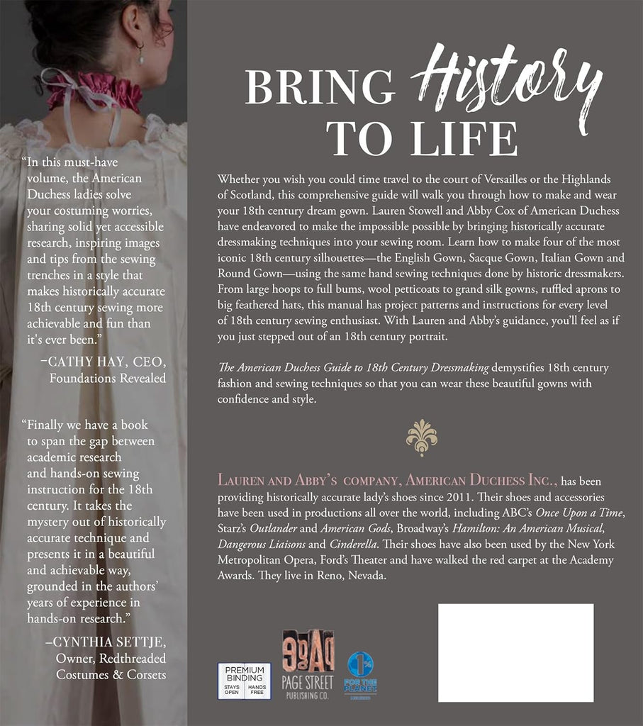 The American Duchess Guide To 18Th Century Dressmaking - Lauren Stowell