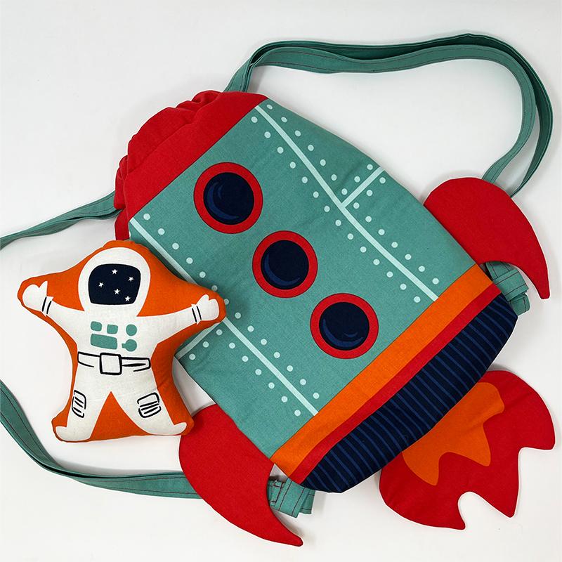 Moda - 321 Blast Off - Rocket Backpack Panel