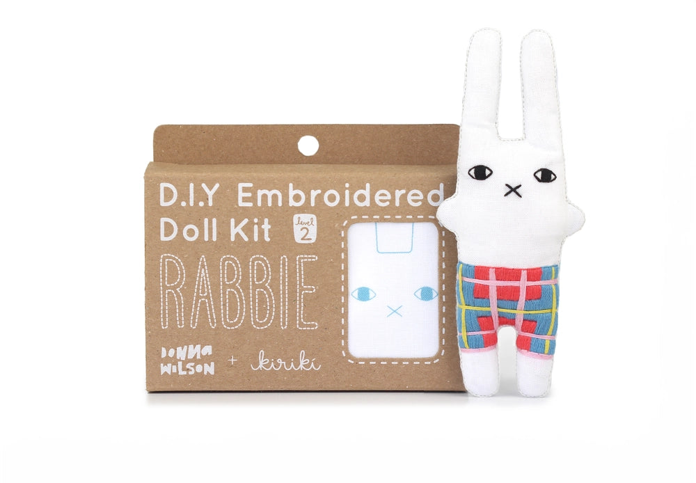 Kiriki Press - Level 2 DIY Embroidered Doll Kit - Various