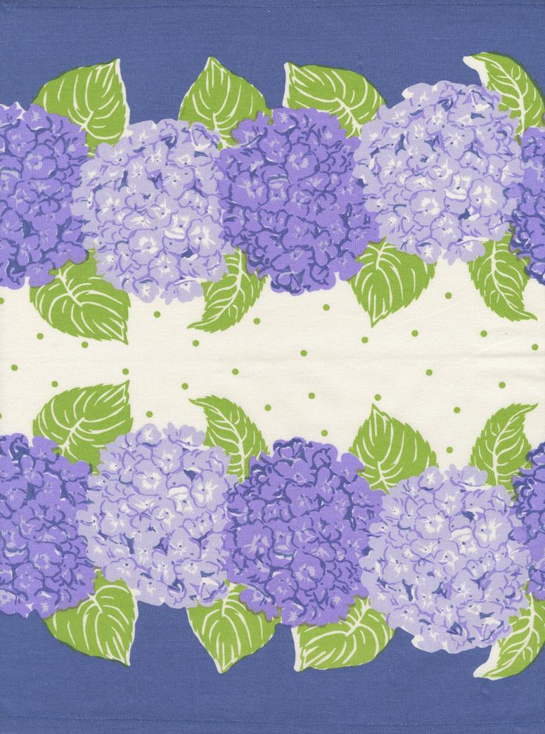 Moda - 16" Cotton Toweling - Classic Retro - Hydrangea