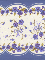 Moda - 16" Cotton Toweling - Classic Retro Floral - Pansy