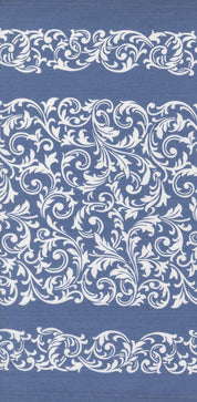 Moda - 16" Cotton Toweling - Rosie - Scroll - Blue