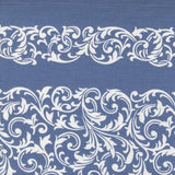 Moda - 16" Cotton Toweling - Rosie - Scroll - Blue