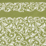 Moda - 16" Cotton Toweling - Rosie - Scroll - Green