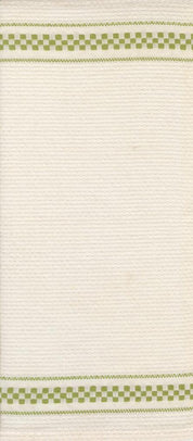 Moda - 16" Cotton Toweling - Rosie - Waffle Check - Green