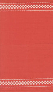 Moda - 16" Cotton Toweling - Rosie - Woven Check - Red