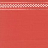 Moda - 16" Cotton Toweling - Rosie - Woven Check - Red