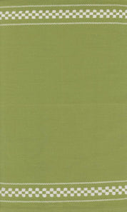 Moda - 16" Cotton Toweling - Rosie - Woven Check - Green