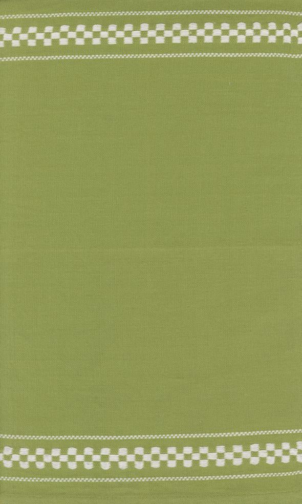 Moda - 16" Cotton Toweling - Rosie - Woven Check - Green