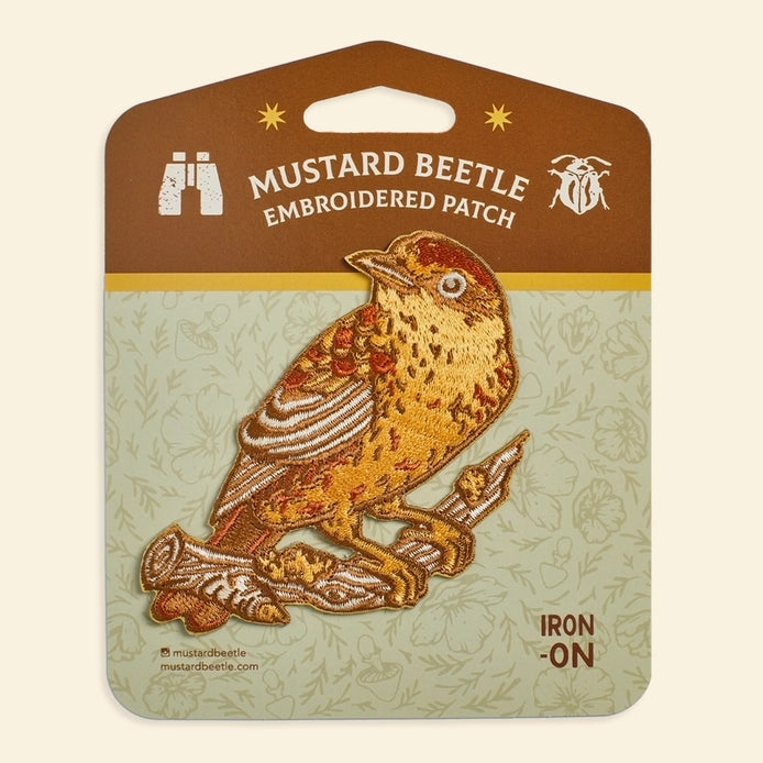 Mustard Beetle - Palm Warbler Bird Patch