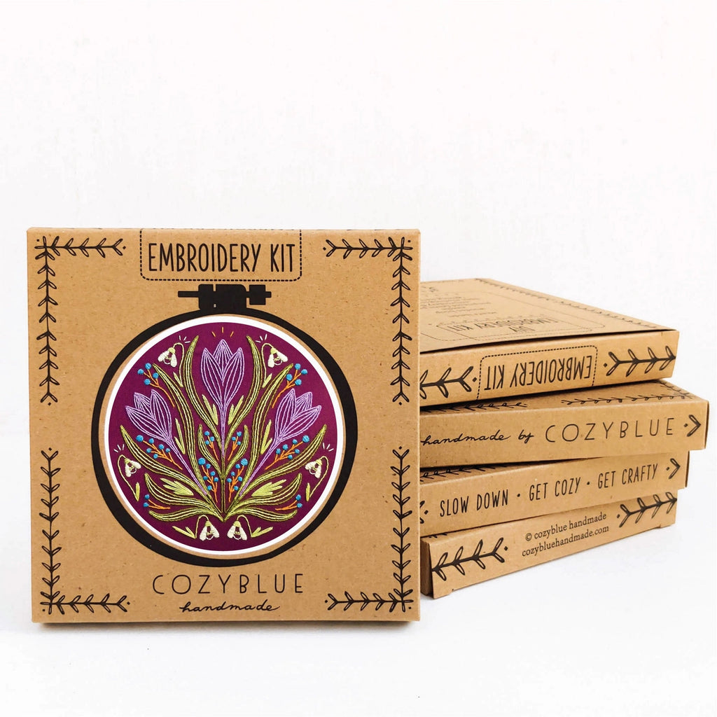 Cozyblue Handmade - DIY Embroidery Kits - Various Designs