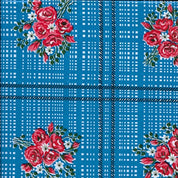 Oil Cloth - Bouquet - Blue