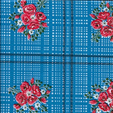 Oil Cloth - Bouquet - Blue