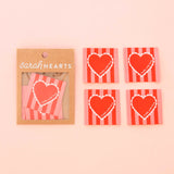 Sarah Hearts - Woven Sewing Labels - Made with Love