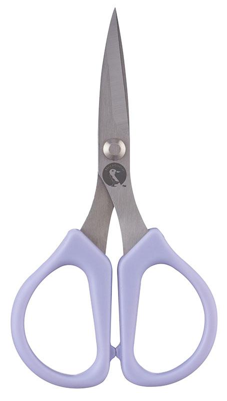 Metal Goose - Curved Tip Embroidery Scissors - Arctic Blue