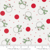 Moda Fabrics - Snow Time - Tossed Snowman - Winter White