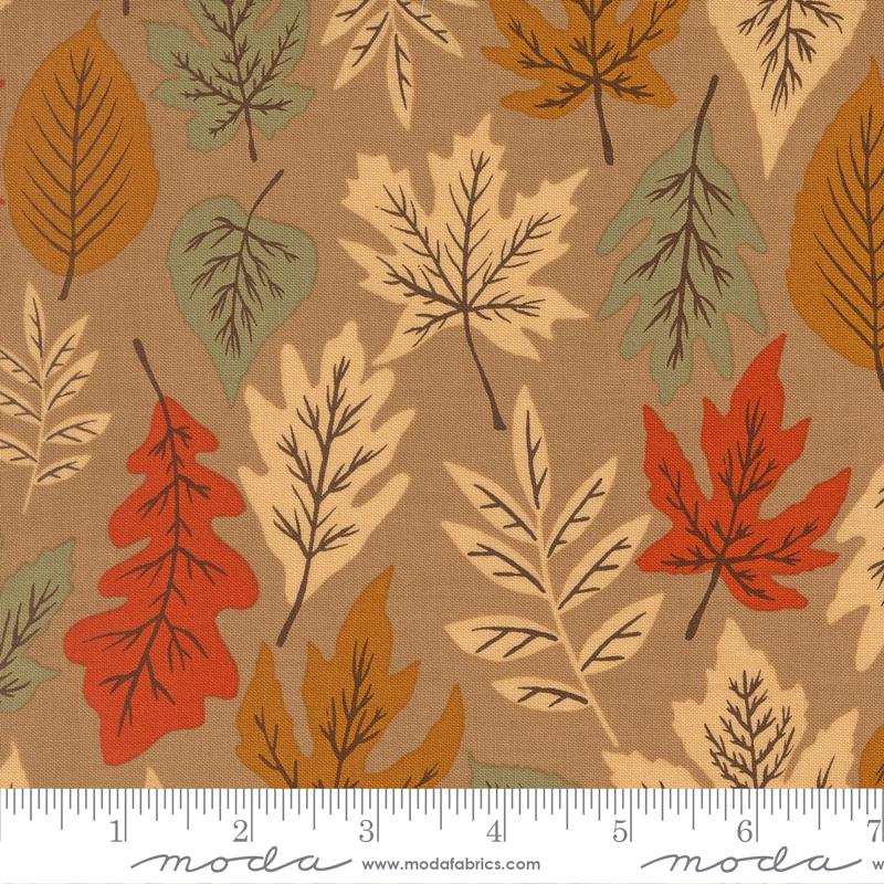Moda - Windfall - Oatmeal - Leaves