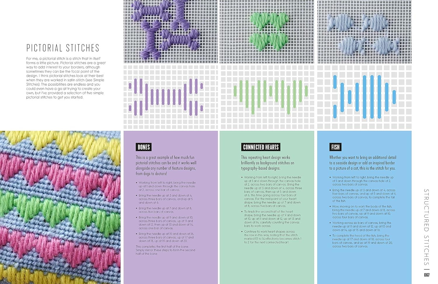 Needlepoint: A Modern Stitch Directory - Emma Homent
