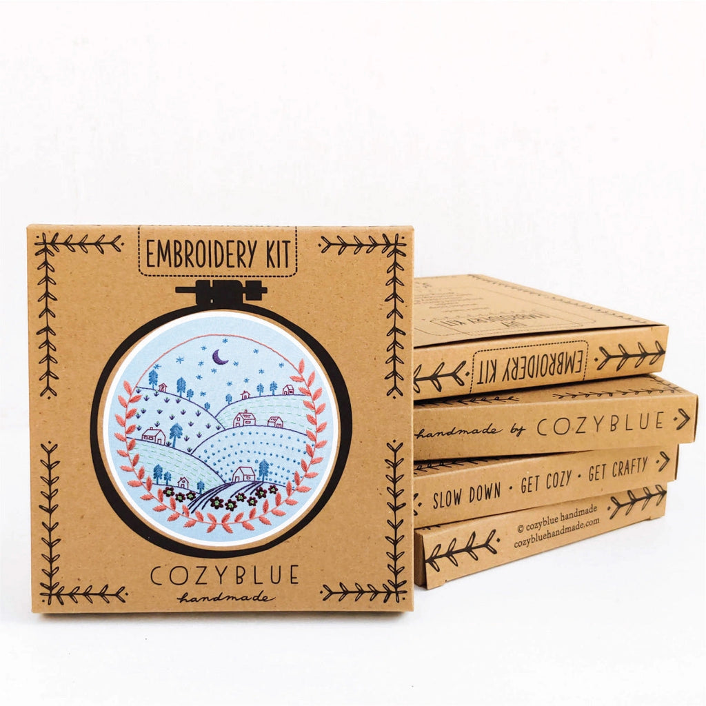 Cozyblue Handmade - DIY Embroidery Kits - Various Designs