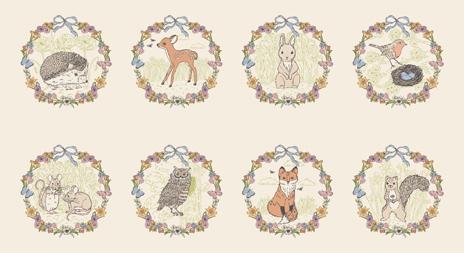 Moda - Panel - My Secret Garden - Cloud