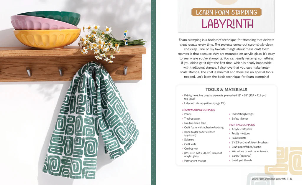 Fabric Stamping - Lori Wenger